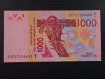 ZÁPADNÍ AFRIKA, TOGO, 1000 Francs 2013 T, BNB. B121Tm, Pi. 815h