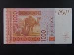 ZÁPADNÍ AFRIKA, TOGO, 1000 Francs 2013 T, BNP. B121Tm, Pi. 815h