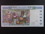 ZÁPADNÍ AFRIKA, POBŘEŽÍ SLONOVINY, 5000 Francs 2002 A, BNB. B118Al, Pi. 113Al