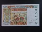 ZÁPADNÍ AFRIKA, TOGO, 500 Francs 1999 T, BNB. B115Ti, Pi. 810Tj