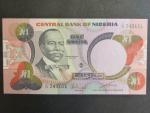 NIGÉRIE, 1 Naira 1984, BNB. B221a, Pi. 23