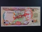 BERMUDY, 100 Dollars 2000 anulát s přetiskem SPECIMEN, BNB. B229as, Pi. 55