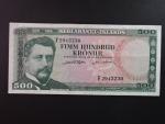 500 Krónur 1961 podpis