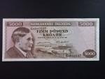 5000 Krónur 1961 podpis