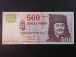 500 Forint 2007 žluté kroužky na rubu, BNP. B581a, Pi. 196