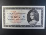 100 Kčs 1945 série B 40 perf. 3md nad sebou