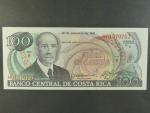 KOSTARIKA, 100 Colones 1993, BNP. B540a, Pi. 261