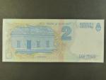 ARGENTINA, 2 Pesos 1993, BNB. B393b, Pi. 340b