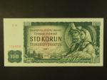 100 Kčs 1961 série X 38, číslovač 2d, vodoznak 14