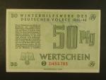 Winterhilfswerk 1934-1944 (Zimní pomoc), 50 pf 1941/1942 série D, Ro. 735, Grab. WHW-33