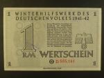 Winterhilfswerk 1934-1944 (Zimní pomoc), 1 RM 1941/1942 série D, Ro. 736, Grab. WHW-34