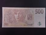 500 Kč 1997 série D 50, vzácná série z II.desky