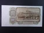 100 Kčs 1953 série CN, tiskárna Goznak Moskva, perf. 3md do obloučku