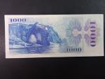 1000 Kč 1985/1993 série U 11, kolek tištěný