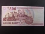 500 Forint 2008 žluté kroužky na rubu, BNB. B581b, Pi. 196
