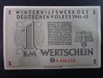 Winterhilfswerk 1934-1944 (Zimní pomoc), 1 RM 1941/1942 série A, Ro. 736, Grab. WHW-34