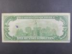 USA, 100 Dollars 1934 B - New York, světle zelná pečeť, Pi. 433L