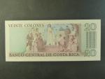 KOSTARIKA, 20 Colones 1982, BNP. B524r, Pi. 238c