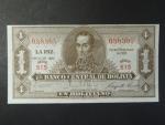 BOLÍVIE, 1 Boliviano 1928, BNP. B317m, Pi. 128c