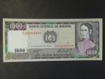 BOLÍVIE, 1000 pesos Bolivianos 1982, BNB. B353a, Pi. 167