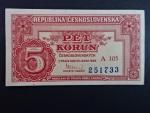 5 Kčs 1949 série A 105