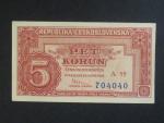 5 Kčs 25.1.1949 série A 55
