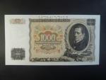 1000 Kč 1934 série G, 1x perf. SPECIMEN