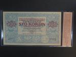 100 Kčs 1919 série 1860 novotisk vydaný STC pro město Ivančice