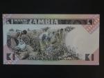 ZAMBIE, 1 Kwacha no date, BNB. B124b, Pi. 23