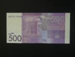 KYRGYSTÁN, 500 Som 2016, BNB. B231a, Pi. 28b