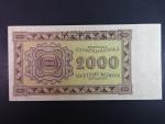 2000 K 1945 série 9 Aú, perf. SPECIMEN nahoře, poloha vodoznaku A