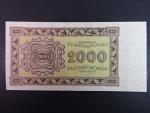 2000 K 1945 série 11 Čs, perf. SPECIMEN nahoře, poloha vodoznaku C