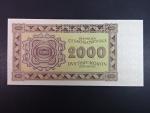 2000 K 1945 série 12 Sč, perf. SPECIMEN nahoře, poloha vodoznaku A