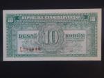 10 Kčs 1945 série P/S
