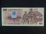 500 Sk/Kčs 1973 série W 02, kolkovaná