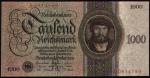 1000 Rm 11.10.1924,  natržená