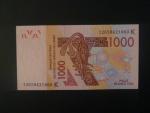 ZÁPADNÍ AFRIKA, SENEGAL, 1000 Francs 2003 K, BNB. B121Kl, Pi. 715Kl