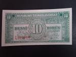 10 Kčs 1945 série Y/X