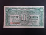 10 Kčs 1945 série R/H