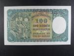 100 Ks 1940 I.vydání, kolkovaná série J6 perf. SPECIMEN dole