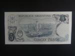 ARGENTINA, 5 Pesos 1974, BNP. B347b, Pi. 294