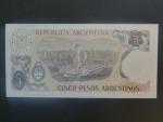 ARGENTINA, 5 Pesos 1983, BNB. B365a, Pi. 312