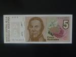 ARGENTINA, 5 Australes 1987, BNB. B377b, Pi. 324