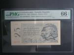25 Kčs 1958 série S 19, PMG 66