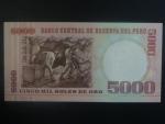 PERU, 5000 Soles de Oro 1985, BNB. B447a, Pi. 117a
