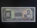 PARAGUAY, 5 Guaranies 1952, BNP. B811a, Pi. 195