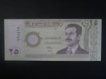 IRÁK, 25 Dinars 2001, BNB. B342a, Pi. 86