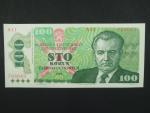 100 Kčs 1989 série A 11
