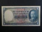 STRAITS SETTLEMENTS, 1 Dollar 1.1. 1935, BNB B121e, Pi. 16