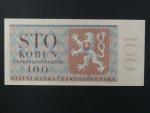100 Kčs 1951 série A 23, nevydaná, původní exemplář s černomodrým číslovačem, bezvadná kvalita